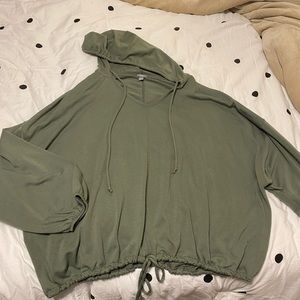 Aerie Oversized Drawstring Sweatshirt